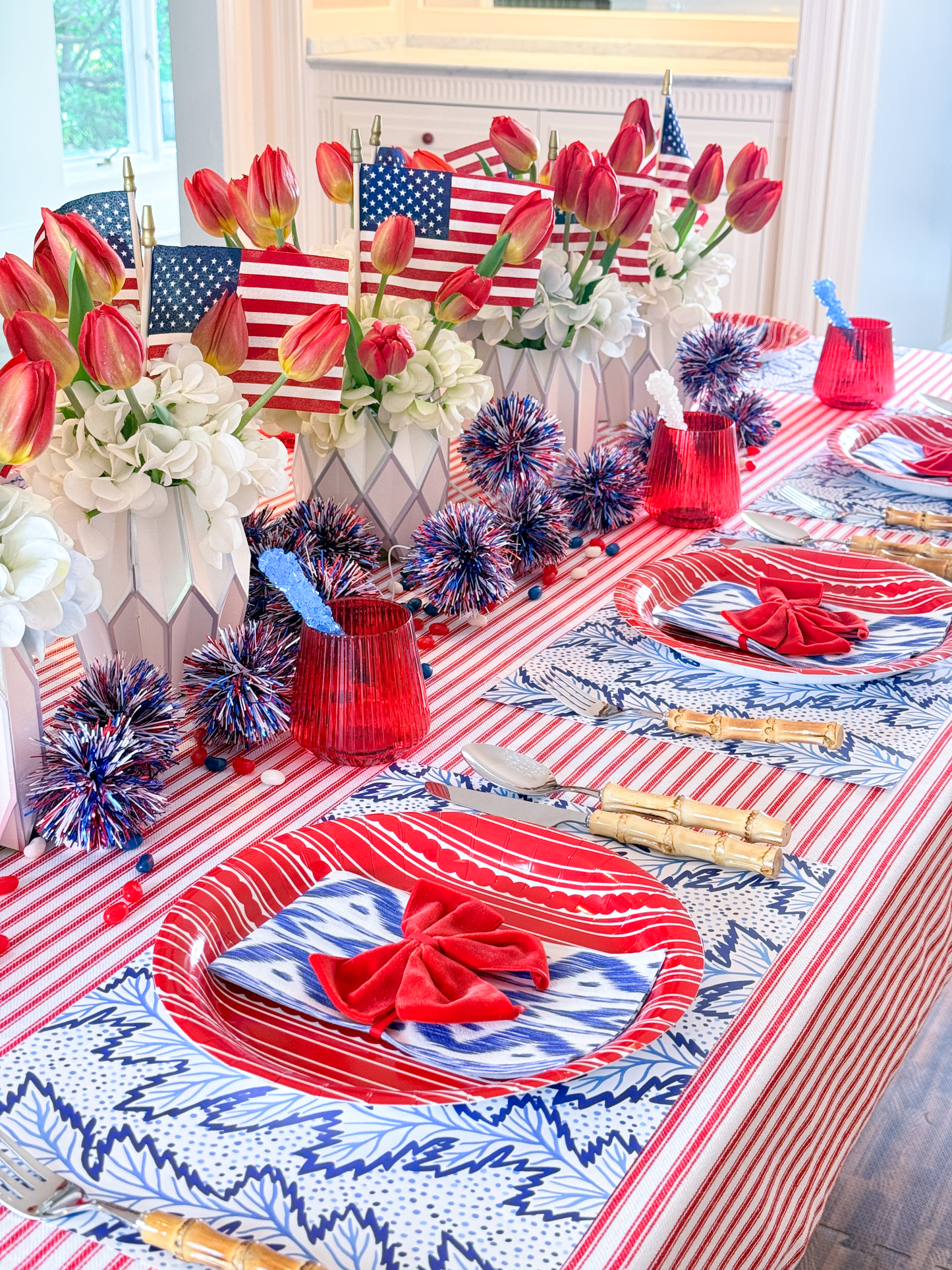 Blue Nettle Paper Placemats