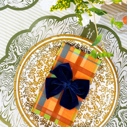 Wood x Cotton & Quill Scalloped Paper Placemats