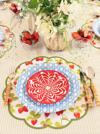 7" Red Premium Paper Plates