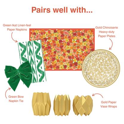 Fall Florals Paper Placemats