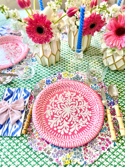 Pink Heavy Duty Paper Plates