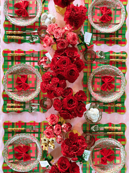 Holiday Plaid Table Bundle (Placemats + Napkins)