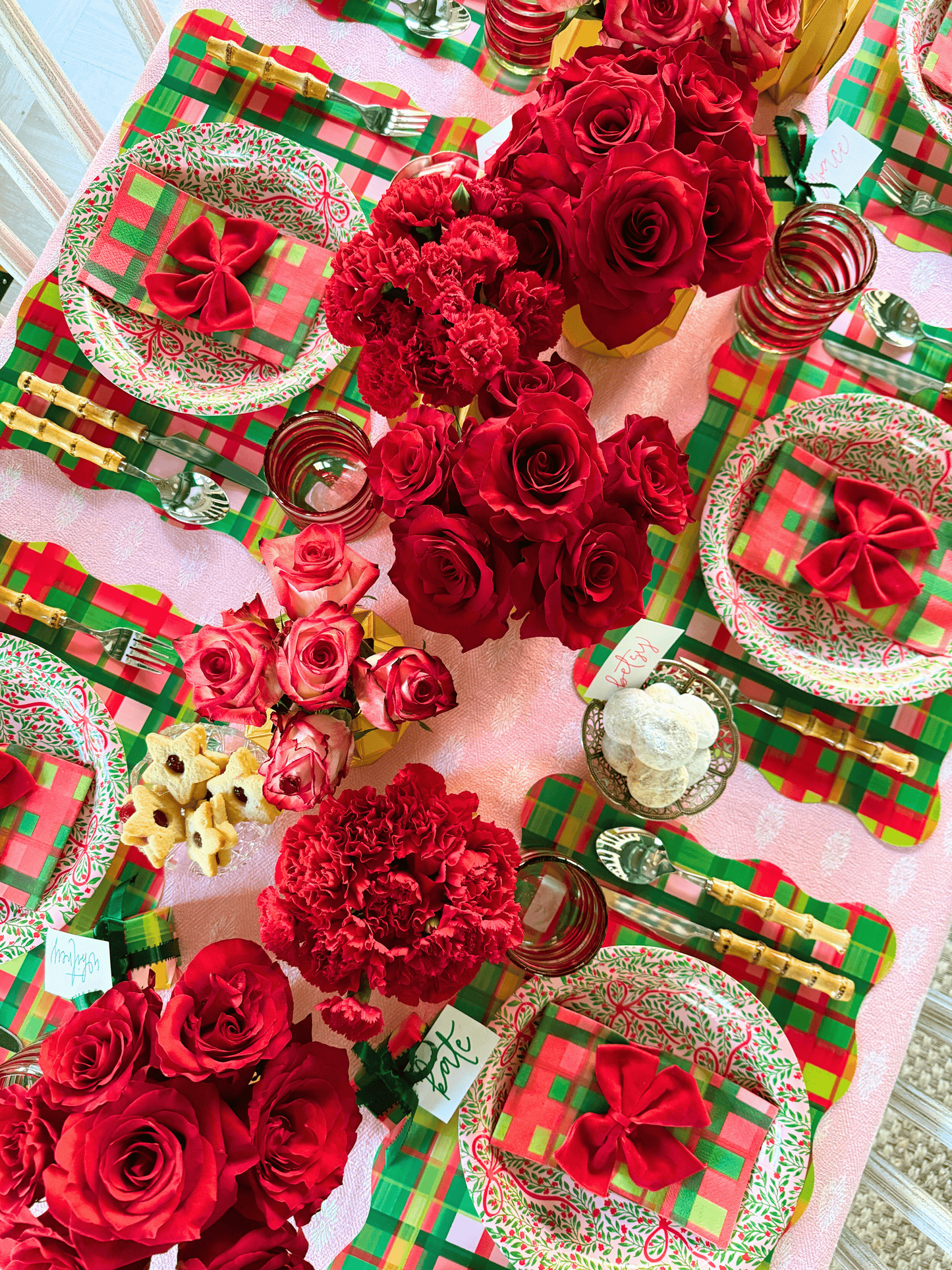 Holiday Plaid Table Bundle (Placemats + Napkins)