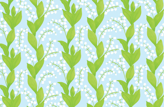 Lily of the Valley Paper Placemats