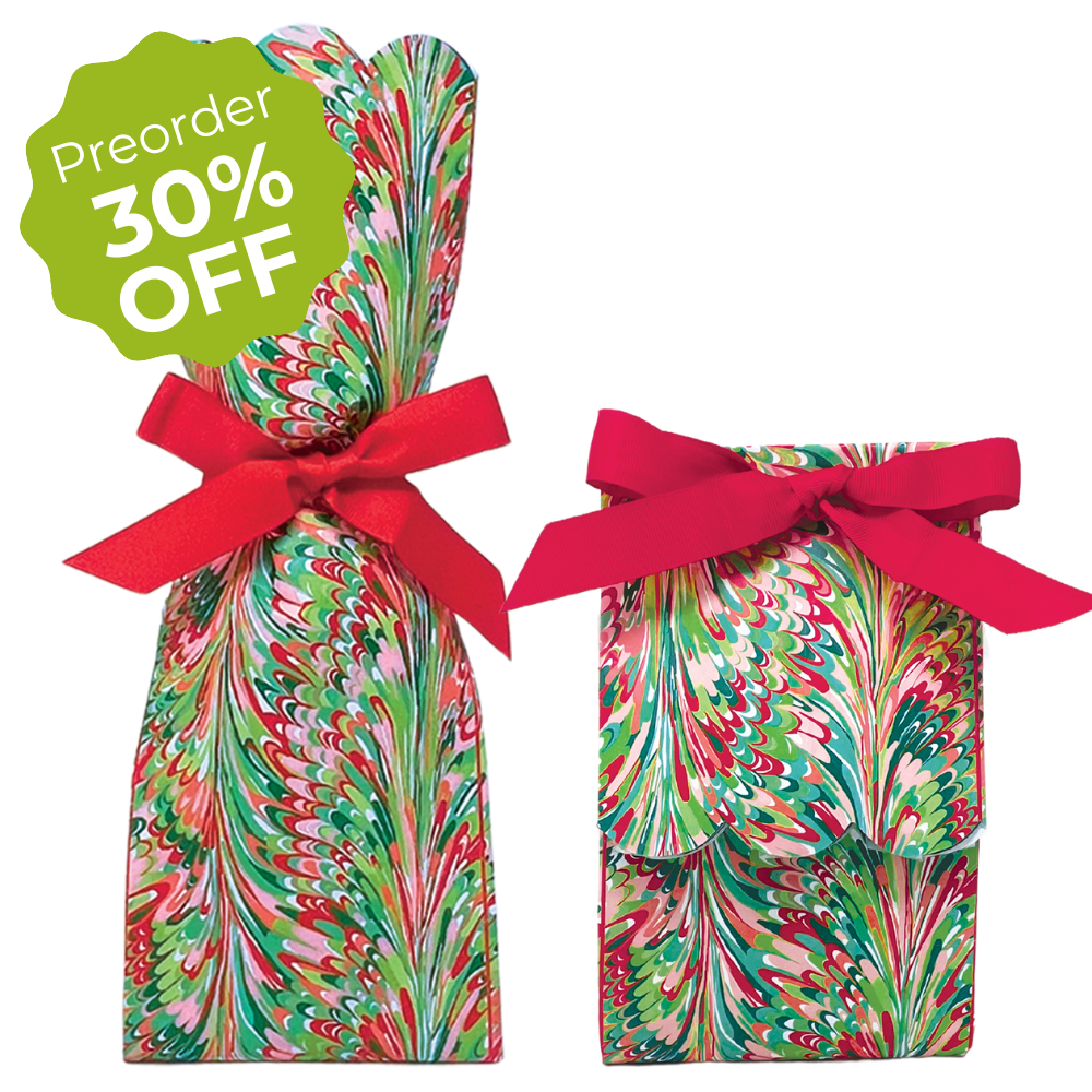 Marble Wine + Gift Bag Kits