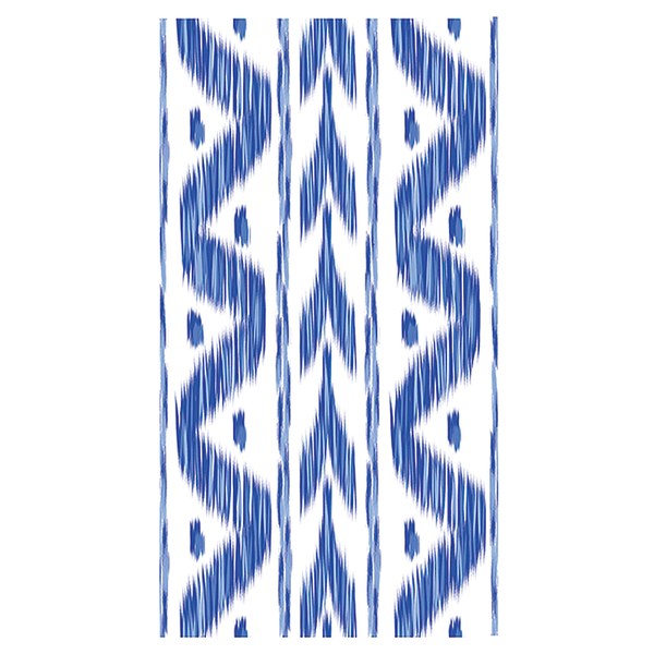 Blue Ikat Paper Dinner Napkins / Guest Towels – Lucy Grymes
