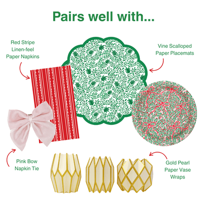 Bow Garden Heavy-duty Paper Plates