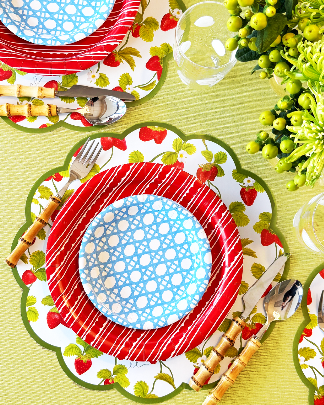 Blue Cane Premium Weight Paper Plates