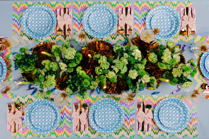 Zigzag Full Tabletop Bundle 2 (Placemats, 10" Plates)