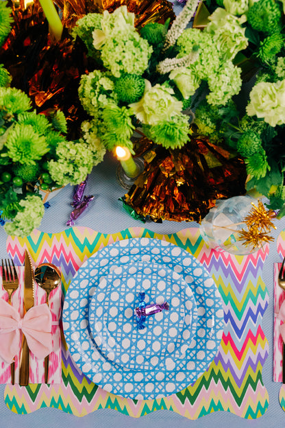 Zigzag Full Tabletop Bundle 2 (Placemats, 10" Plates)