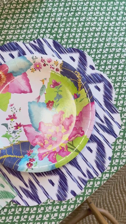 Tobacco Leaf Heavy Duty Paper Plates