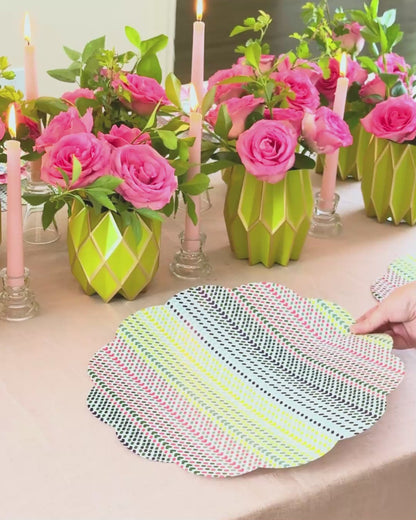 Chevron Dots Tabletop Bundle (Placemats, 7" & 10" Plates, Napkins)