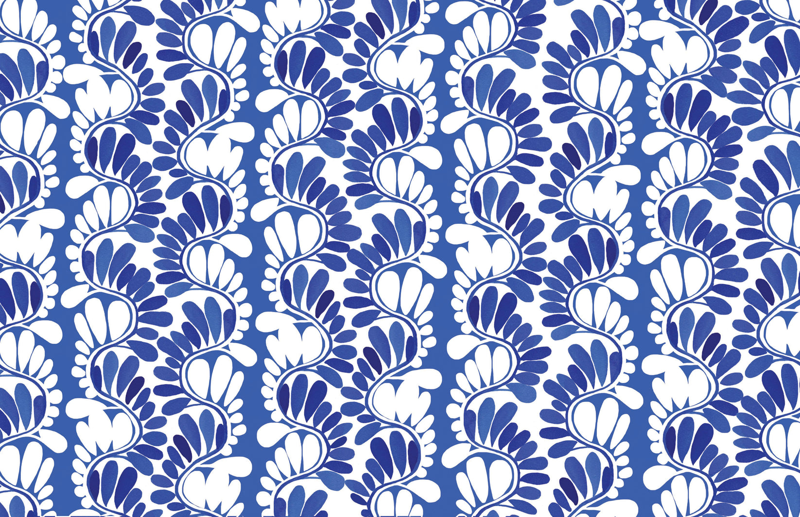 Blue Burst Paper Placemats by Lucy Grymes