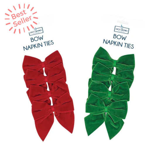 Holiday Bow Napkin Tie Bundle