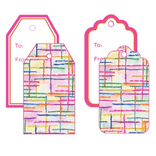 Confetti Wine Bag Gift Tag