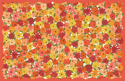 Fall Florals Paper Placemats
