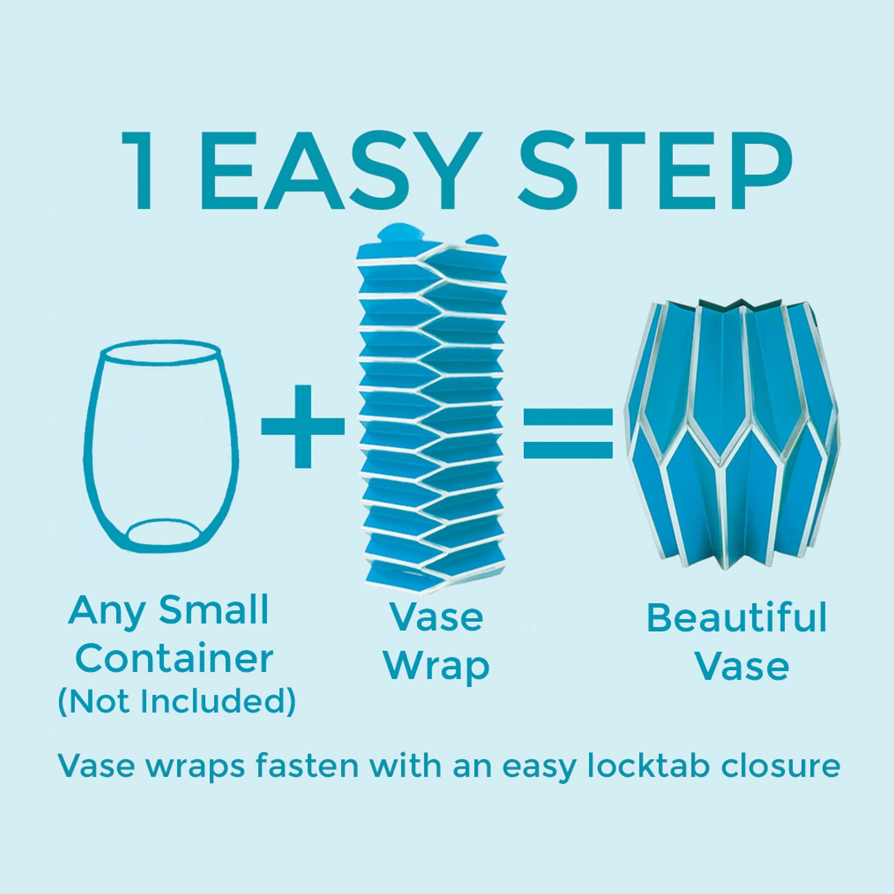 Graphic of how to make a peacock paper vase